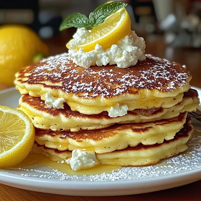 Lemon Ricotta Pancakes Recipe