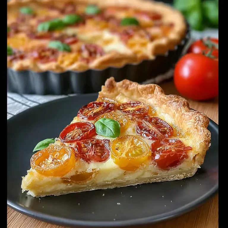 Flavorful Cherry Tomato Pie Recipe