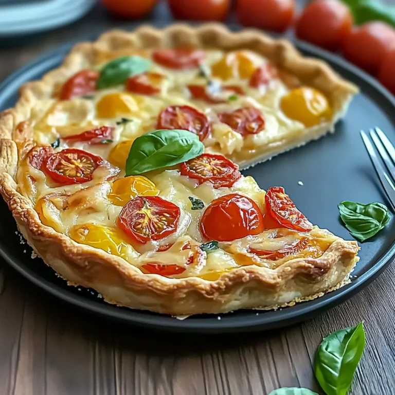 Flavorful Cherry Tomato Pie Recipe