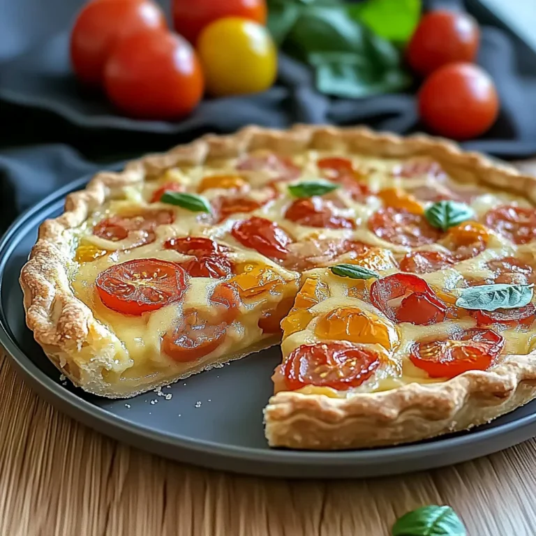 Flavorful Cherry Tomato Pie Recipe
