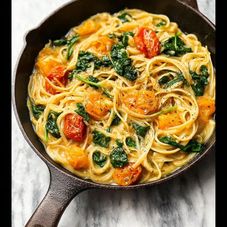Fresh Spinach and Tomato Pasta Recipe