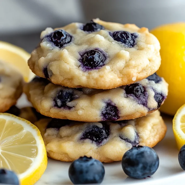 Greek Yogurt Lemon Blueberry Cookies Recipe