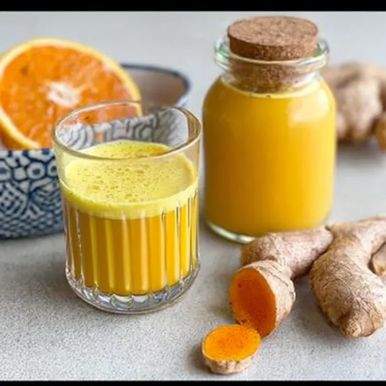 Lemon Ginger Turmeric Shot Recipe