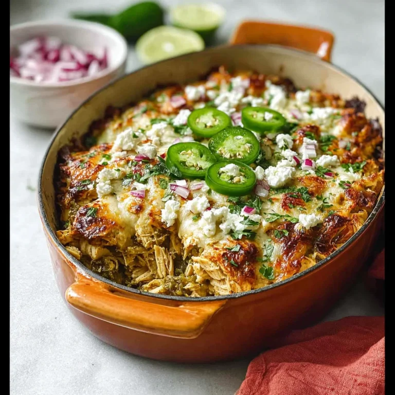 Delicious Salsa Verde Chicken Casserole Recipe