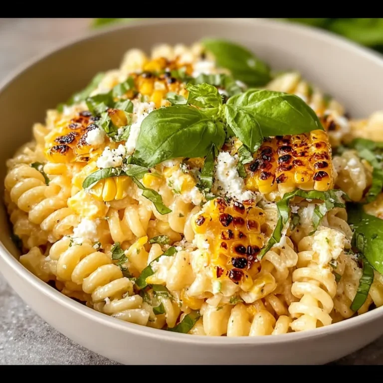 Creamy Street Corn Pasta Salad Recipe