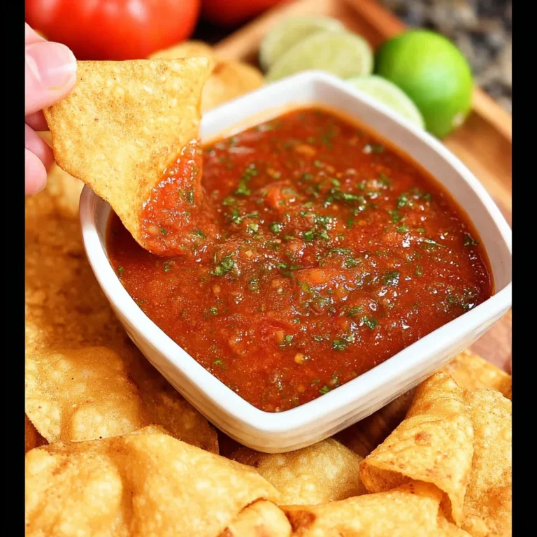Homemade Salsa Recipe Easy