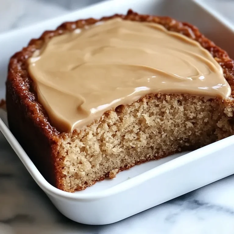 Sweet Glazed Zucchini Cake with Brown Sugar Icing Recipe