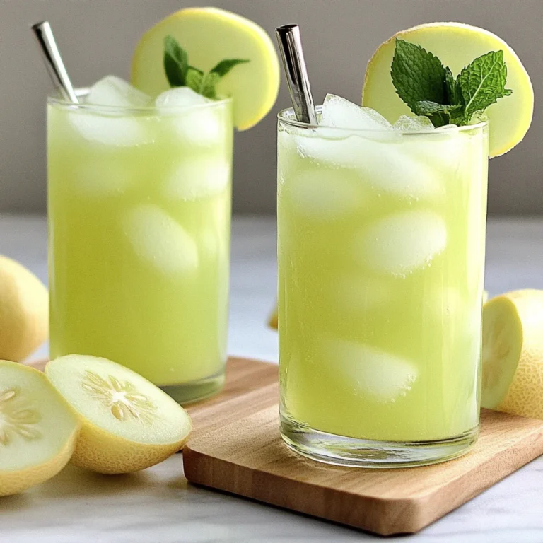 Honeydew Lemonade Recipe