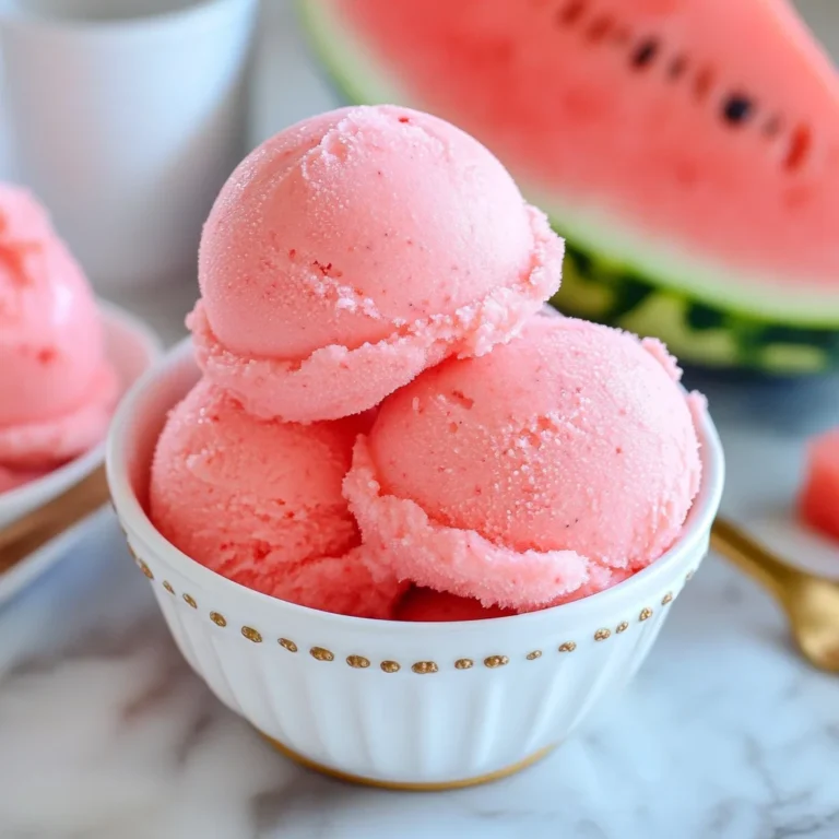 2-Ingredient Ninja Creami Watermelon Sorbet Recipe