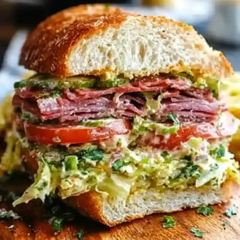 Italian Grinder Salad Sandwich (TikTok Viral Recipe)