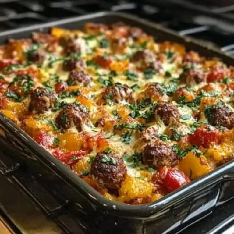 Italian Sausage & Pepper Casserole: A Must-Try Delight Recipe