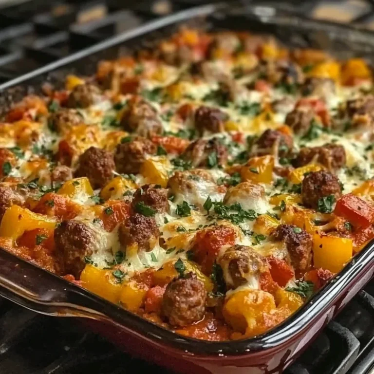 Italian Sausage & Pepper Casserole Recipe