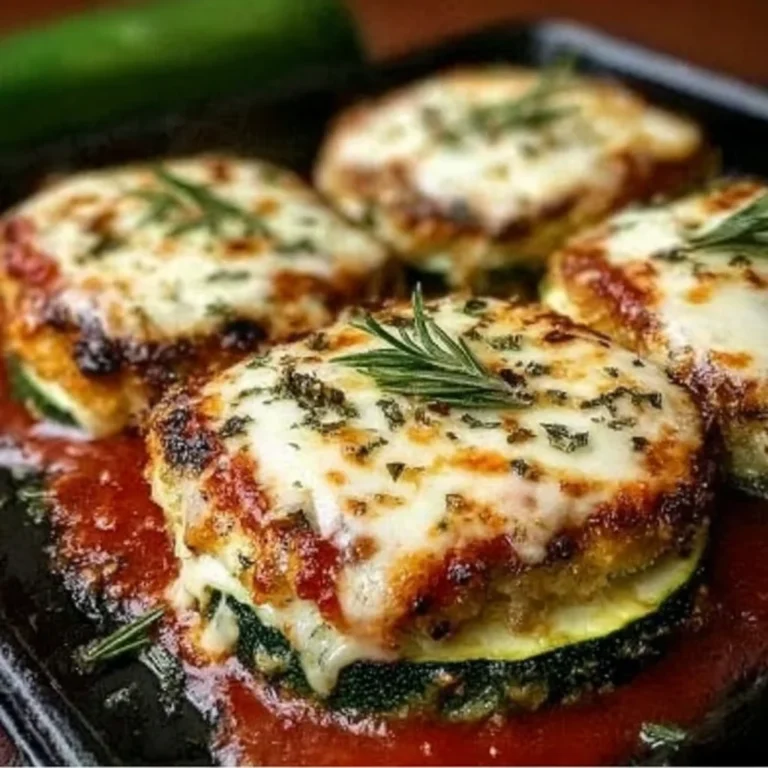 Layered Zucchini Ricotta Melts with Marinara Recipe