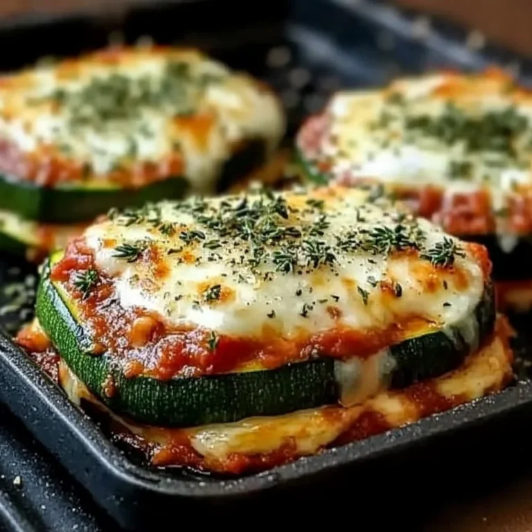 Layered Zucchini Ricotta Melts with Marinara Recipe
