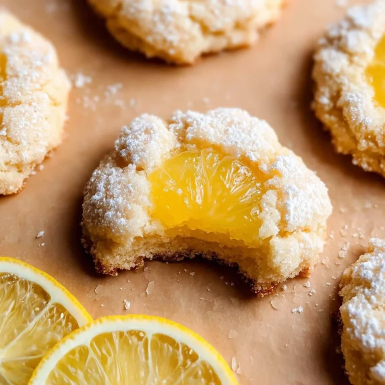 Lemon Bar Cookies Recipe
