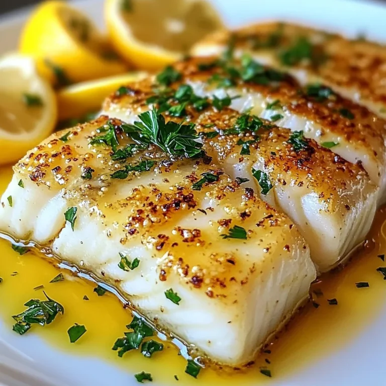Lemon Butter Fish Fillet Recipe