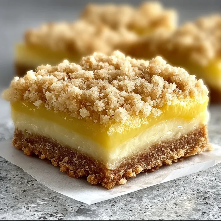 Lemon Crumb Bars Recipe