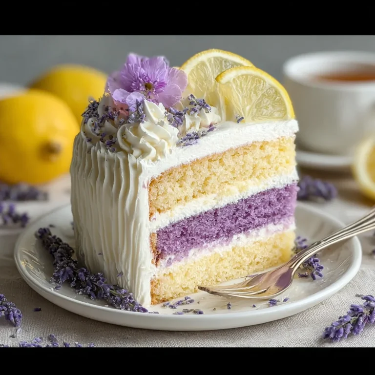 Lemon Lavender Cake Recipe