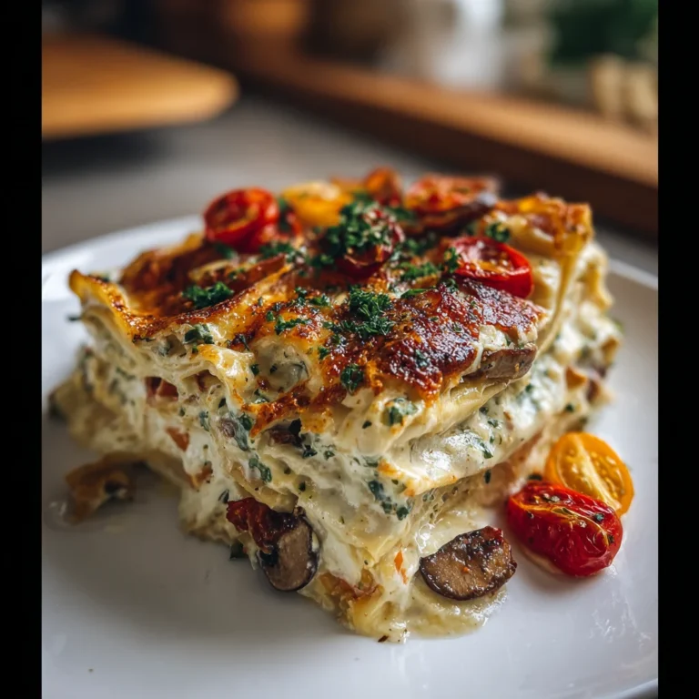 Loaded Veggie White Lasagna Recipe