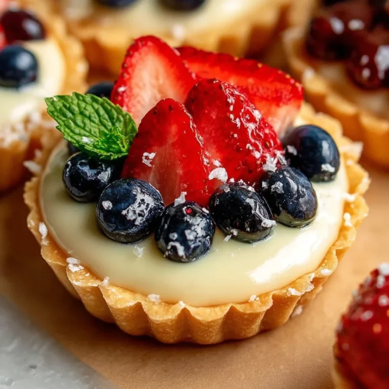 Mini Fruit Tarts With Pastry Cream Recipe