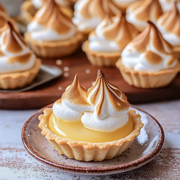 Mini Lemon Meringue Tarts Recipe