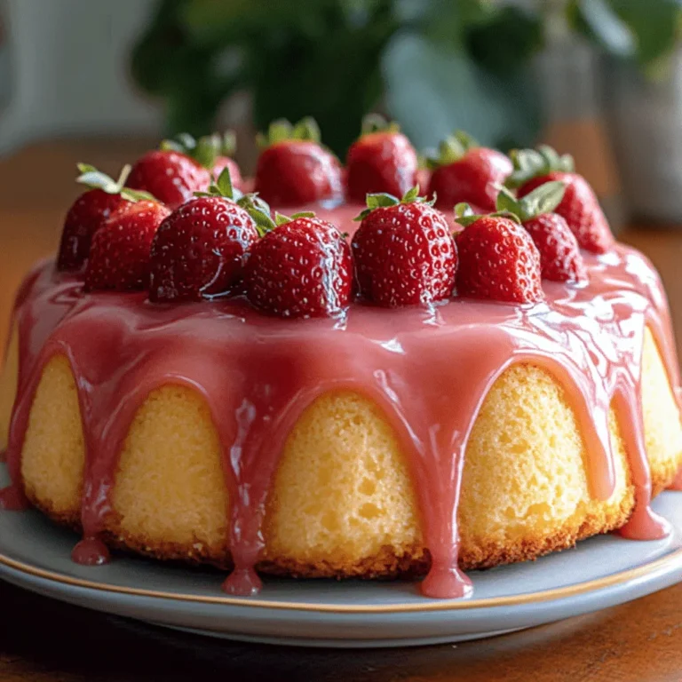 Strawberry Pineapple Pound Cake Recipe