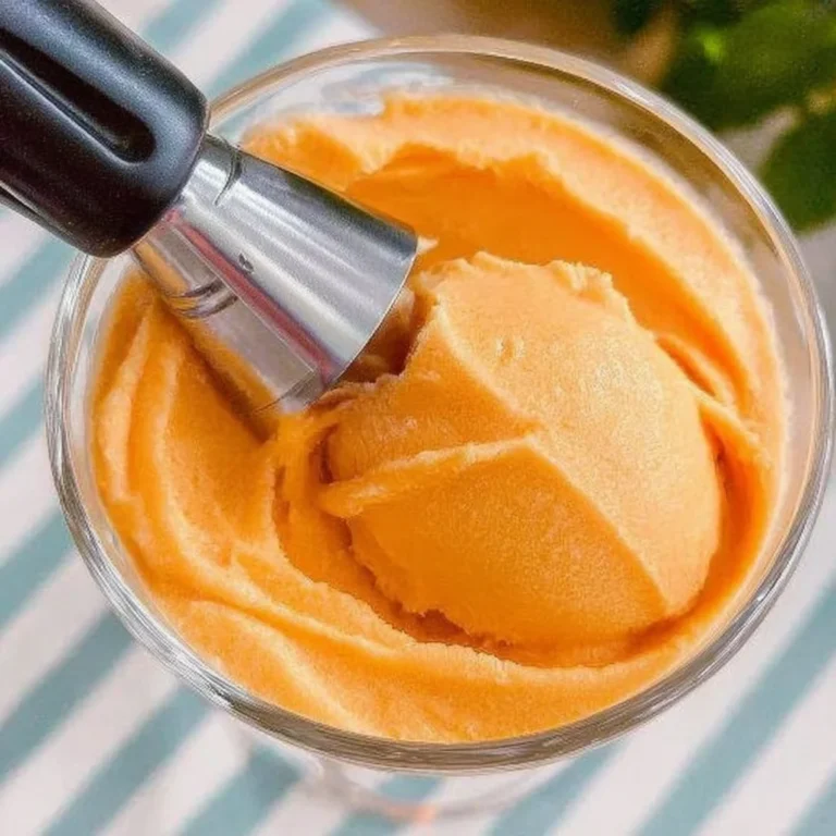 Ninja Creami Orange Sorbet Made with Jell-O Recipe