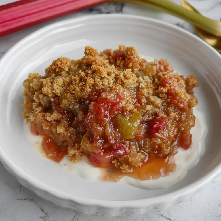 Rhubarb Crisp Recipe