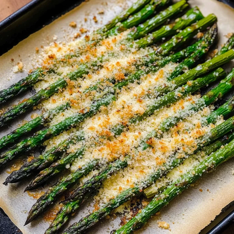 Oven Roasted Garlic Parmesan Asparagus Recipe