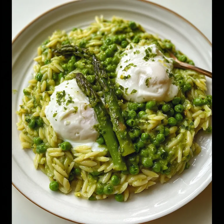 Pea and Asparagus Pasta (Super Spring Orzo) Recipe