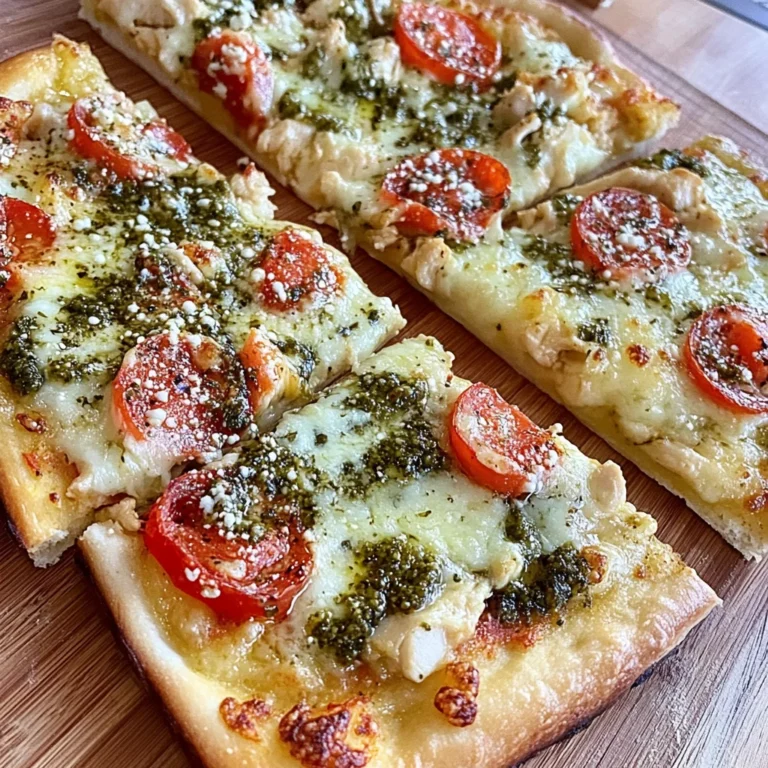 Pesto Chicken Pizza Recipe