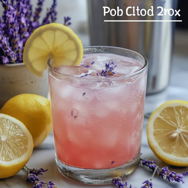 Pink Lavender Lemonade Recipe