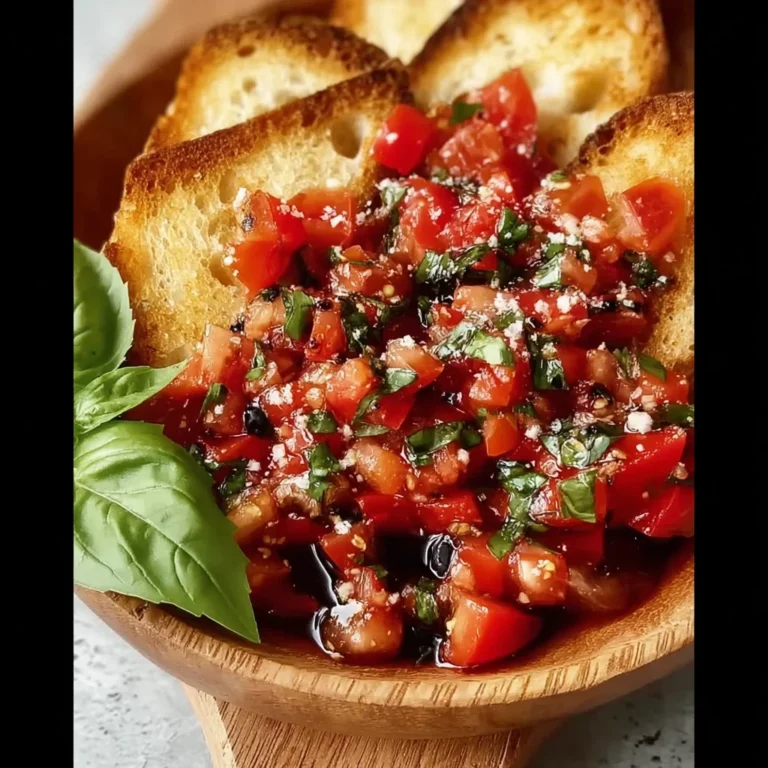 Juicy Bruschetta with Balsamic Glaze Recipe