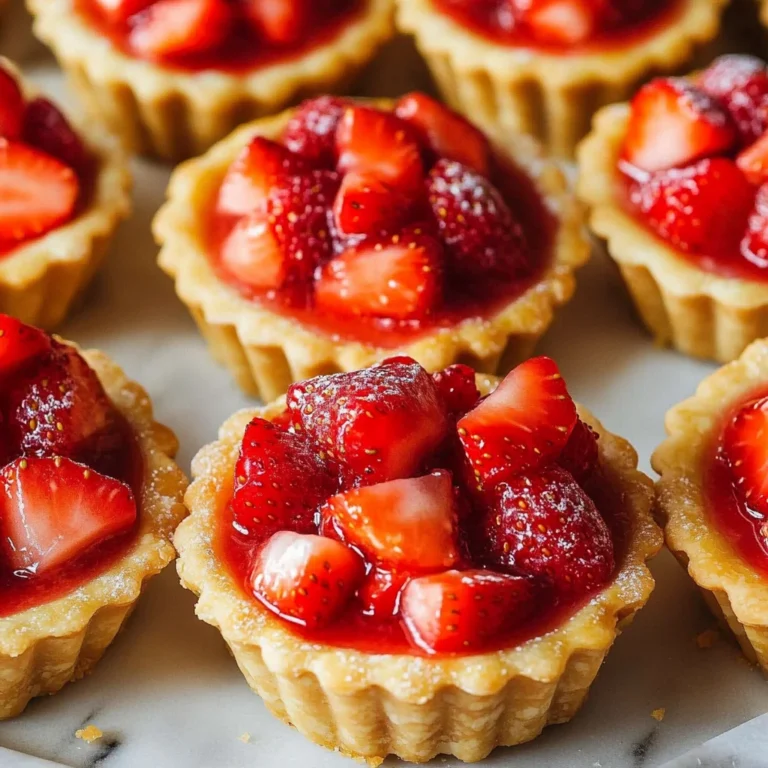 Mini Strawberry Custard Tartlets From Scratch Recipe