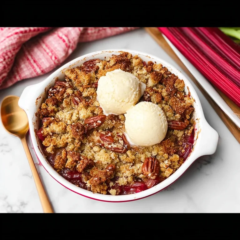 Rhubarb Crumble Recipe