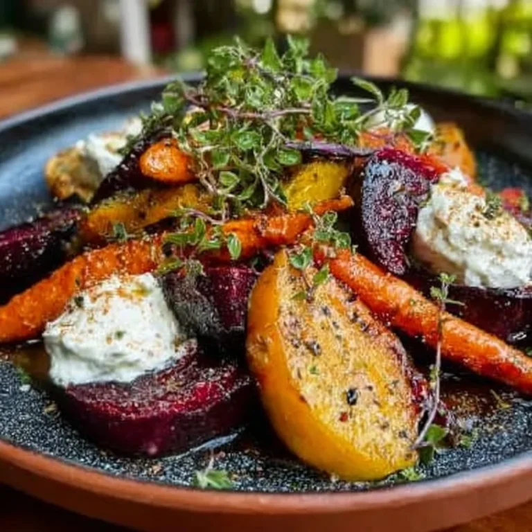 Roasted Beets and Carrots Salad with Burrata Recipe