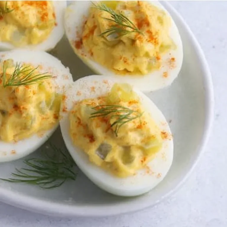 Dill Pickle Deviled Eggs Recipe