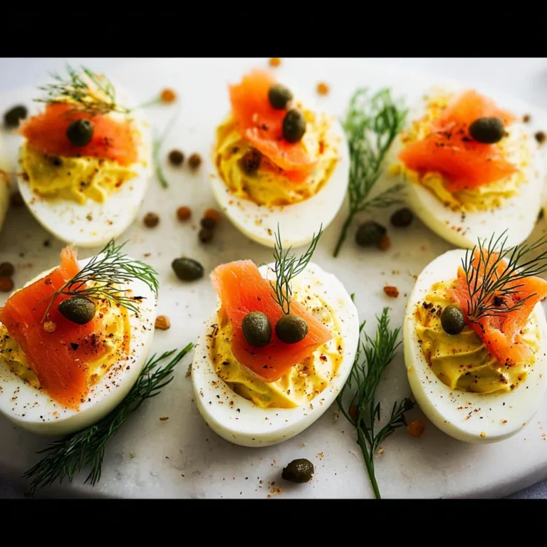 Smoked Salmon Deviled Eggs Recipe