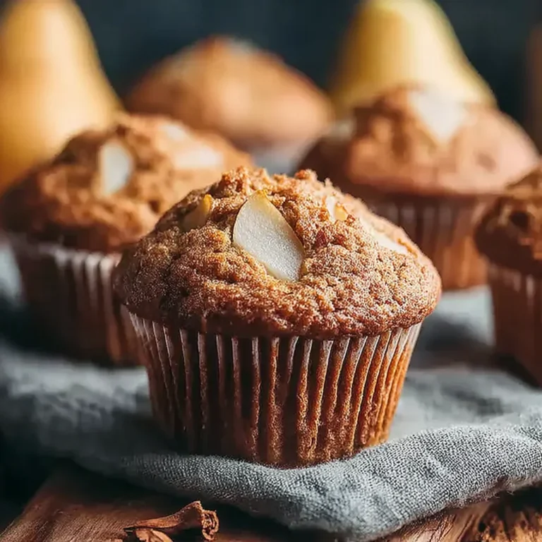 Spiced Pear Muffins Recipe