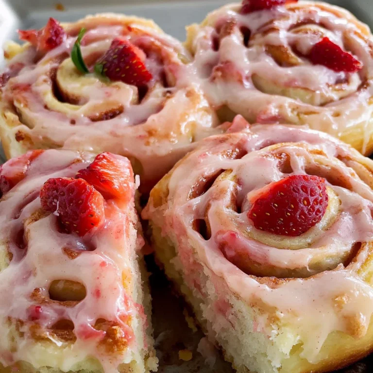 Strawberry Cinnamon Rolls Recipe