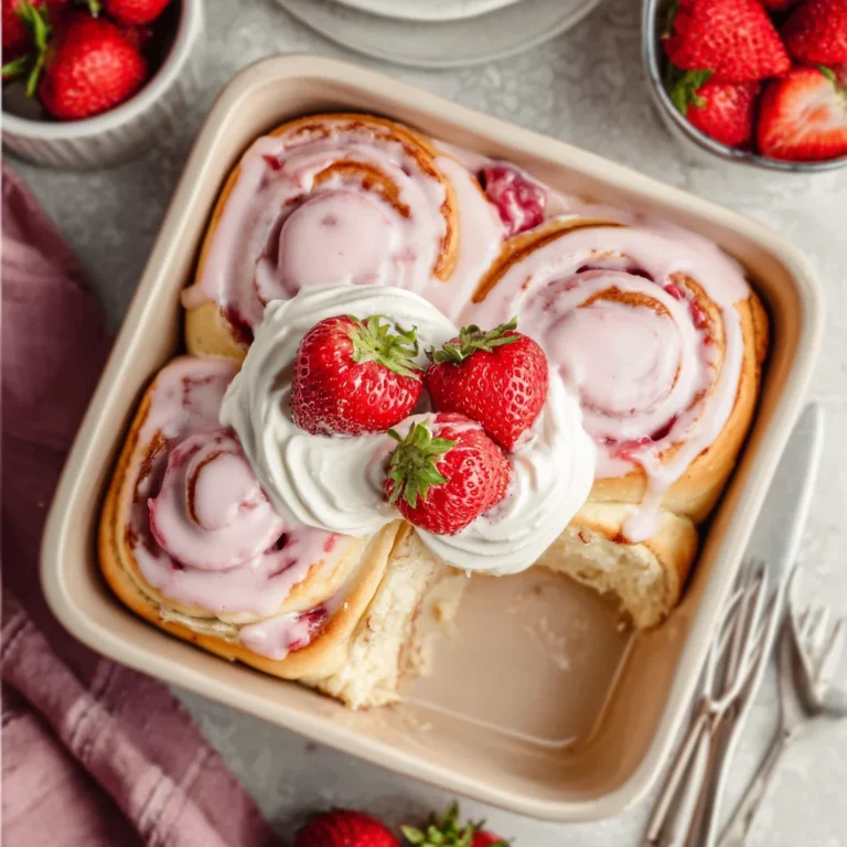 Strawberry Cinnamon Rolls Recipe