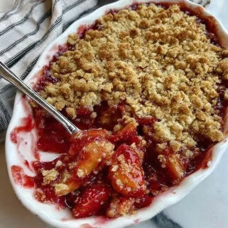Strawberry Rhubarb Crumble Recipe