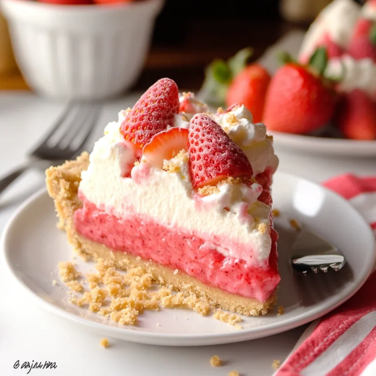 Strawberry Shortcake Pie Recipe