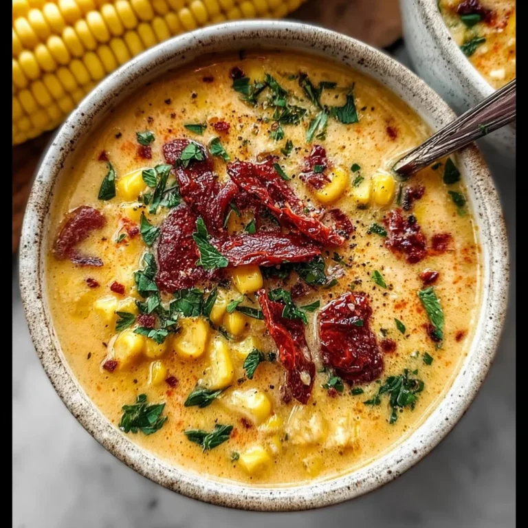 Irresistible Sun Dried Tomato Corn Chowder Recipe