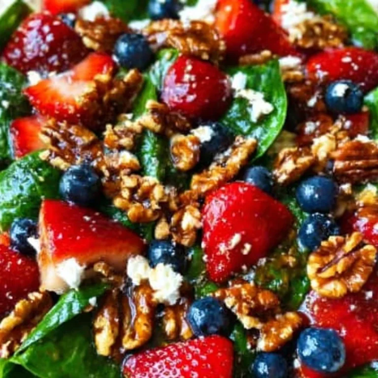 Strawberry Spinach Salad Recipe With Balsamic Glaze