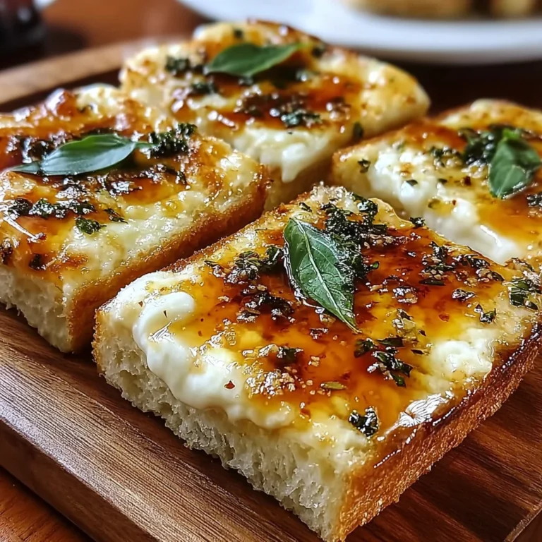 Hot Honey Garlic Bread Pizza Recipe