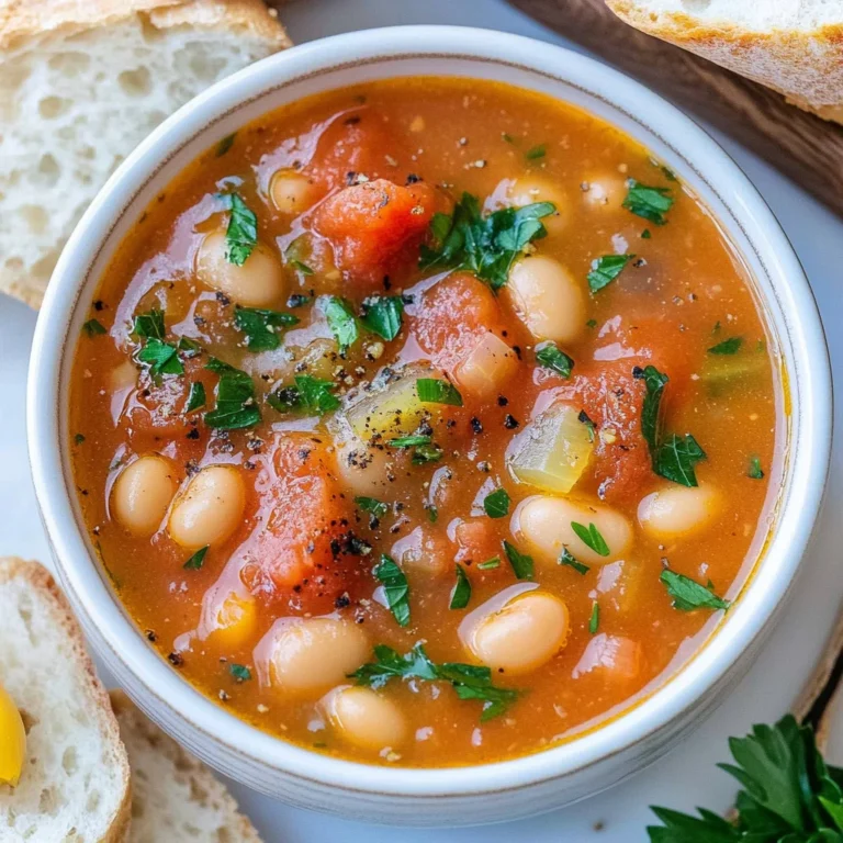 White Bean Tomato Soup Recipe