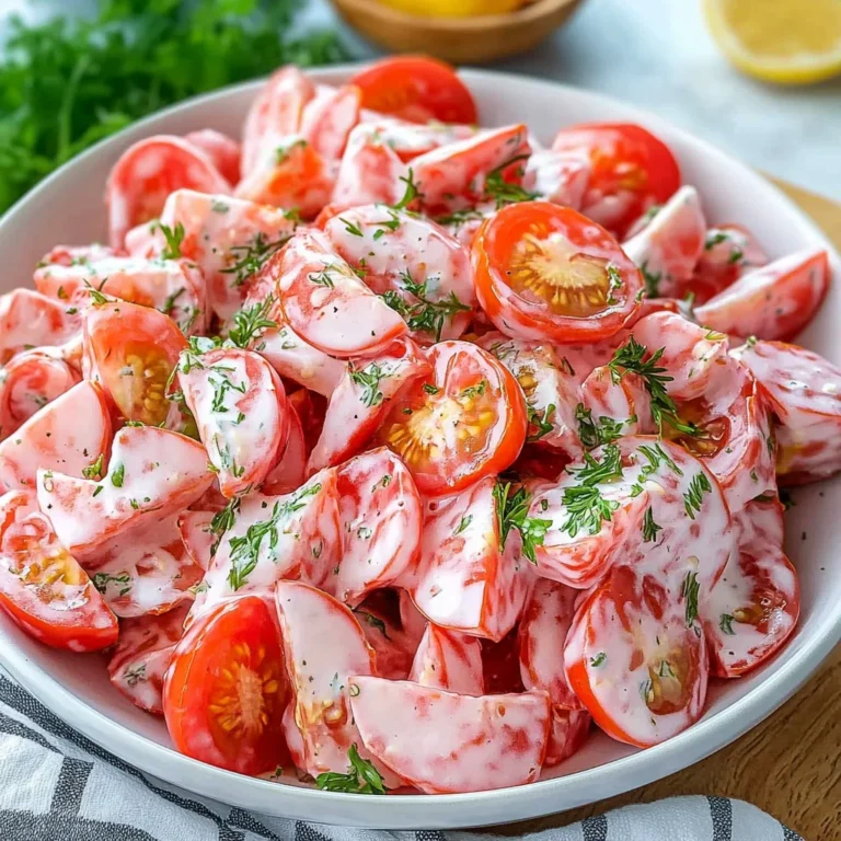 Tomato Garlic Salad Recipe