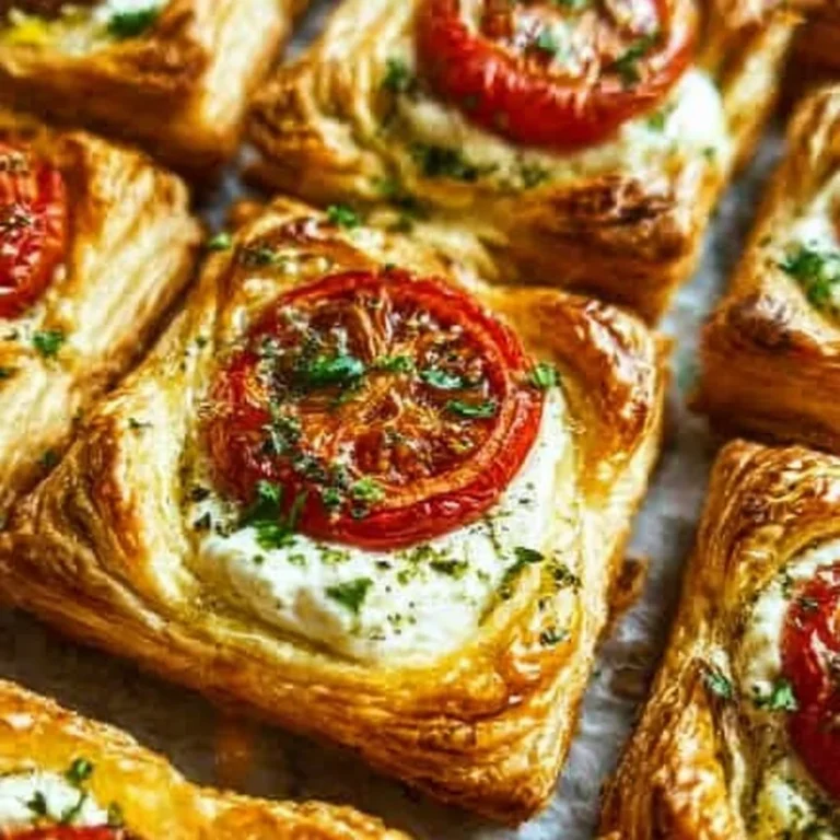 Tomato Tartlets with Puff Pastry: Easy Recipe