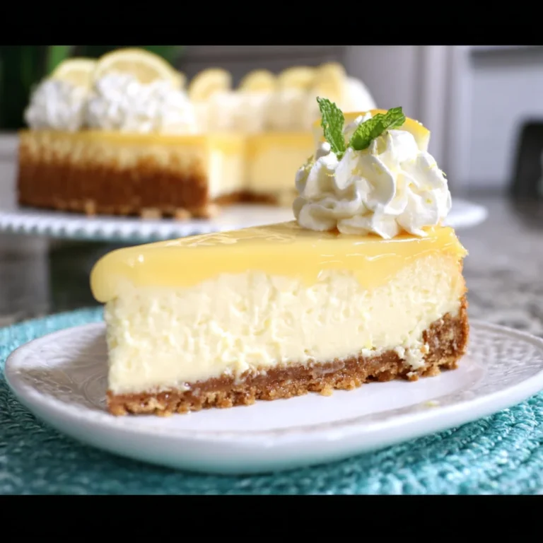 Triple Lemon Cheesecake Recipe
